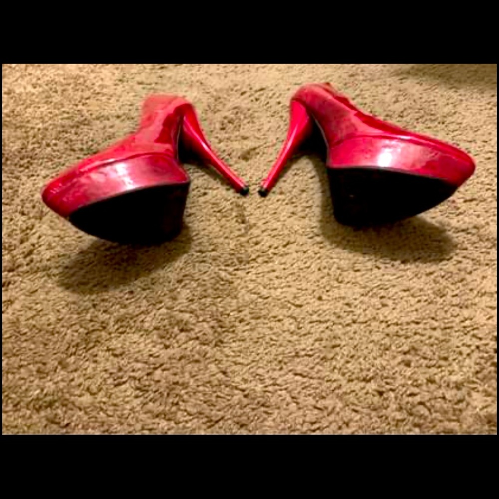 Fire Red Heels